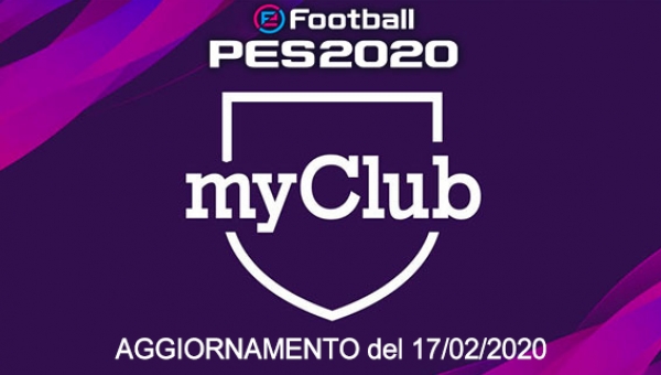 PES 2020 MyClub - Aggiornamento 17 Febbraio