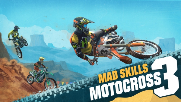 Annunciata la data di lancio di Mad Skills Motocross 3