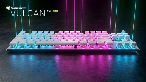  Vulcan TKL PRO White: arriva a dicembre la nuova tastiera di casa ROCCAT