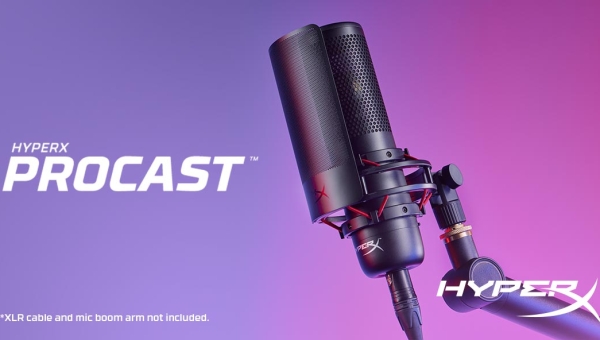 HyperX annuncia il microfono professionale HyperX ProCast XLR