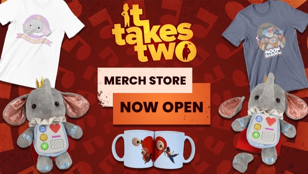 Hazelight e EA festeggiano il lancio di It Takes Two su Switch con nuovo merchandise
