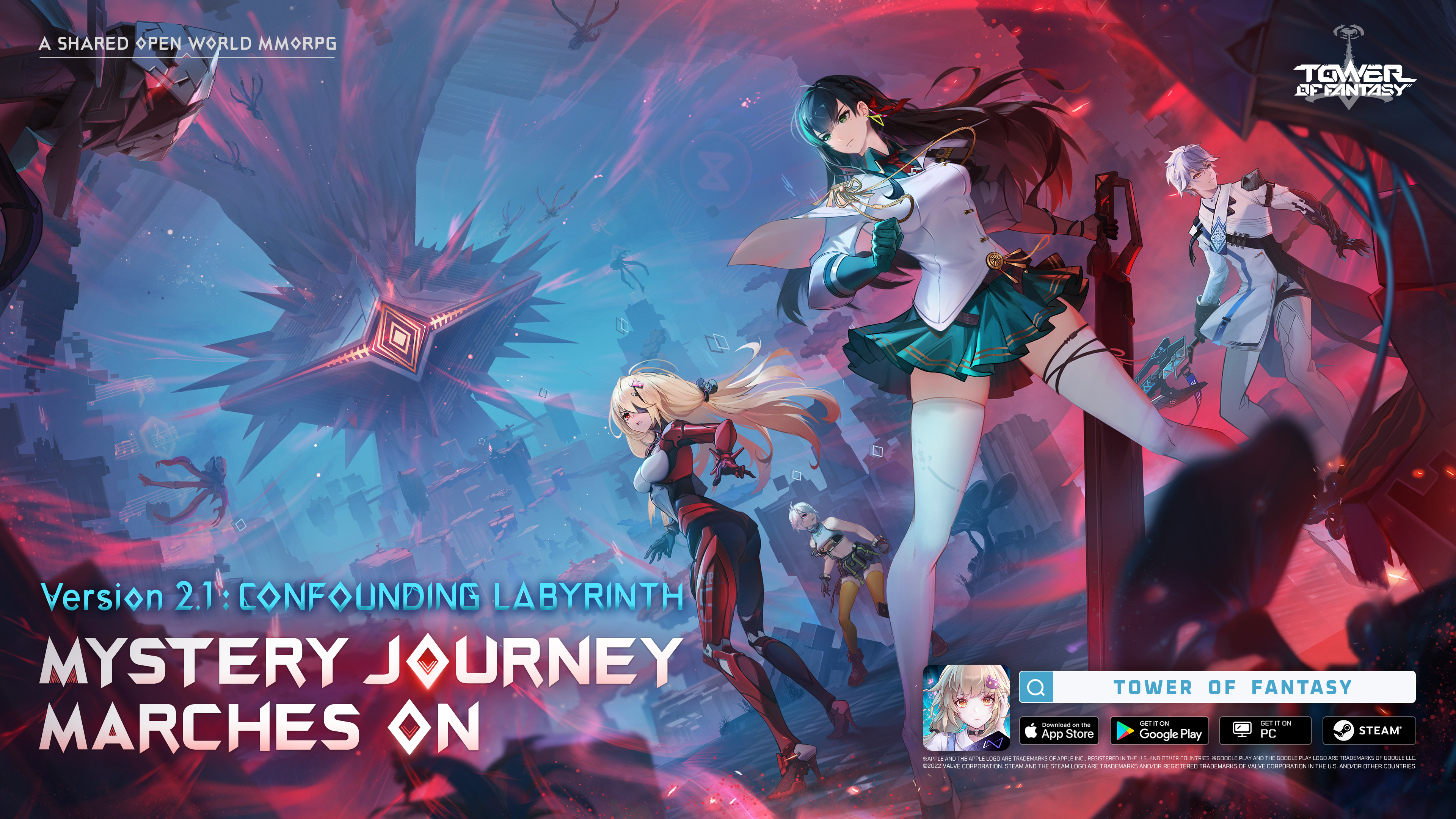 Tower of Fantasy: svelato l'update 2.1, si chiamerà Confounding Labyrinth