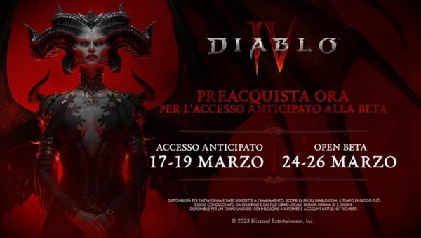 Annunciato il video di presentazione di gioco e le date dell'open beta di Diablo IV