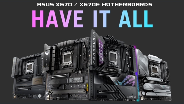 Le schede madri ASUS sono pronte per i processori AMD Ryzen serie 7000 con 3D V-Cache