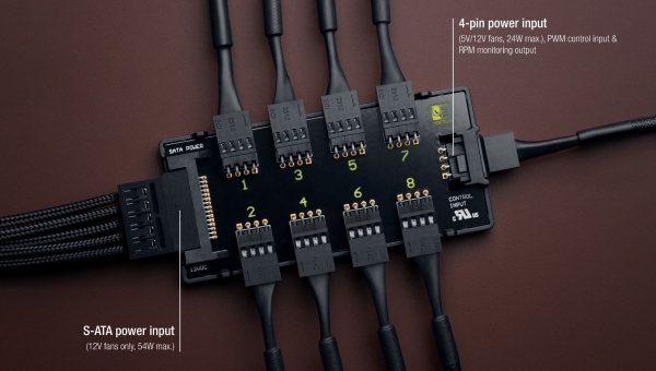Noctua presenta l'hub ventole PWM a otto canali NA-FH1
