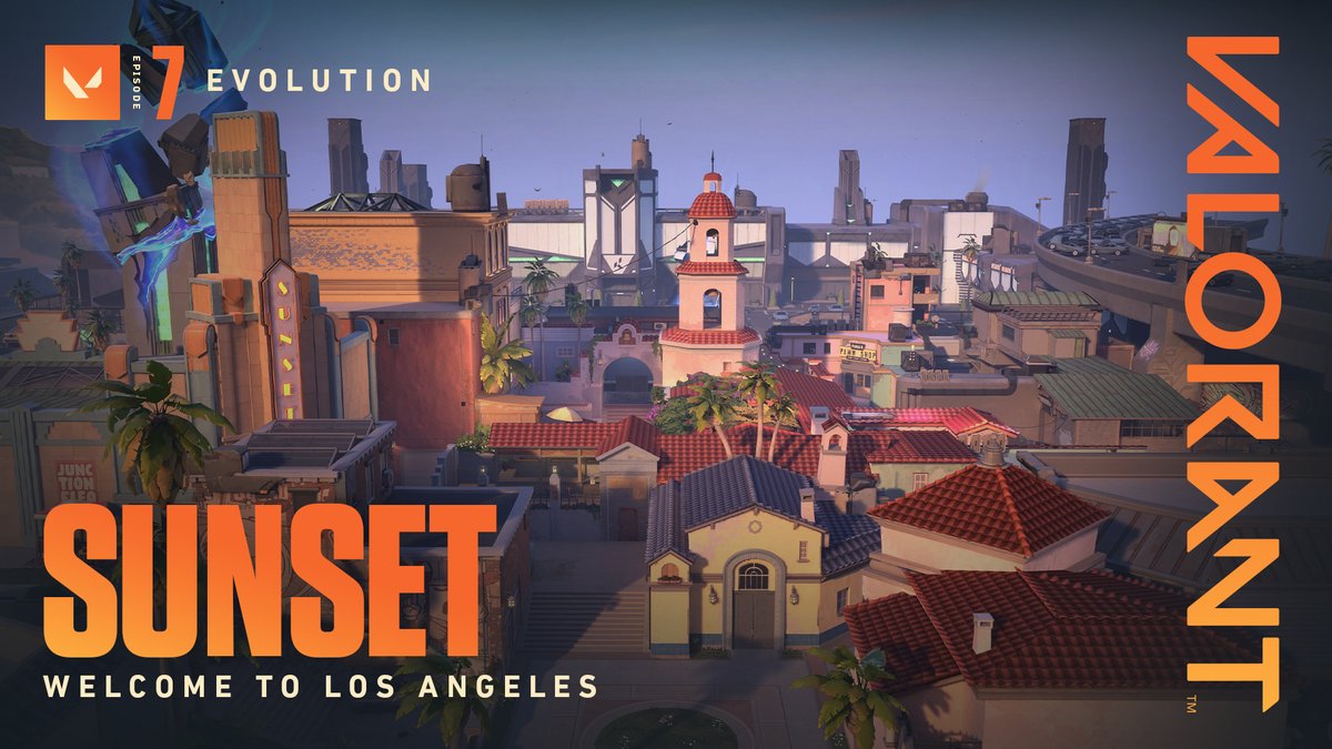 The new map SUNSET arrives in VALORANT