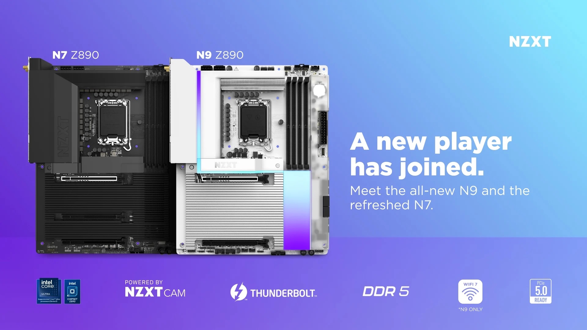 NZXT presenta le nuove motherboard Intel ATX N9 Z890 e N7 Z890