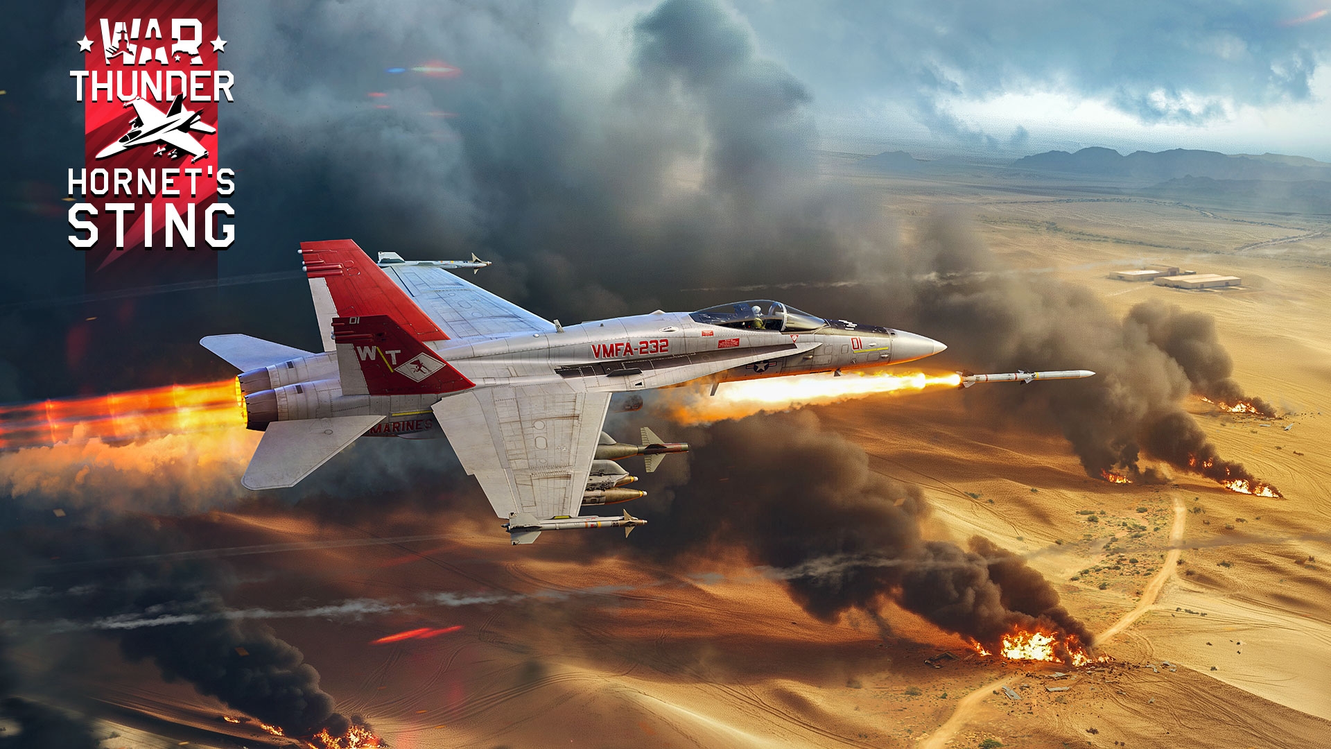 War Thunder: disponibile l'aggiornamento &quot;Hornet’s Sting&quot;, arrivano F/A-18 Hornet, Su-30SM e J-11B