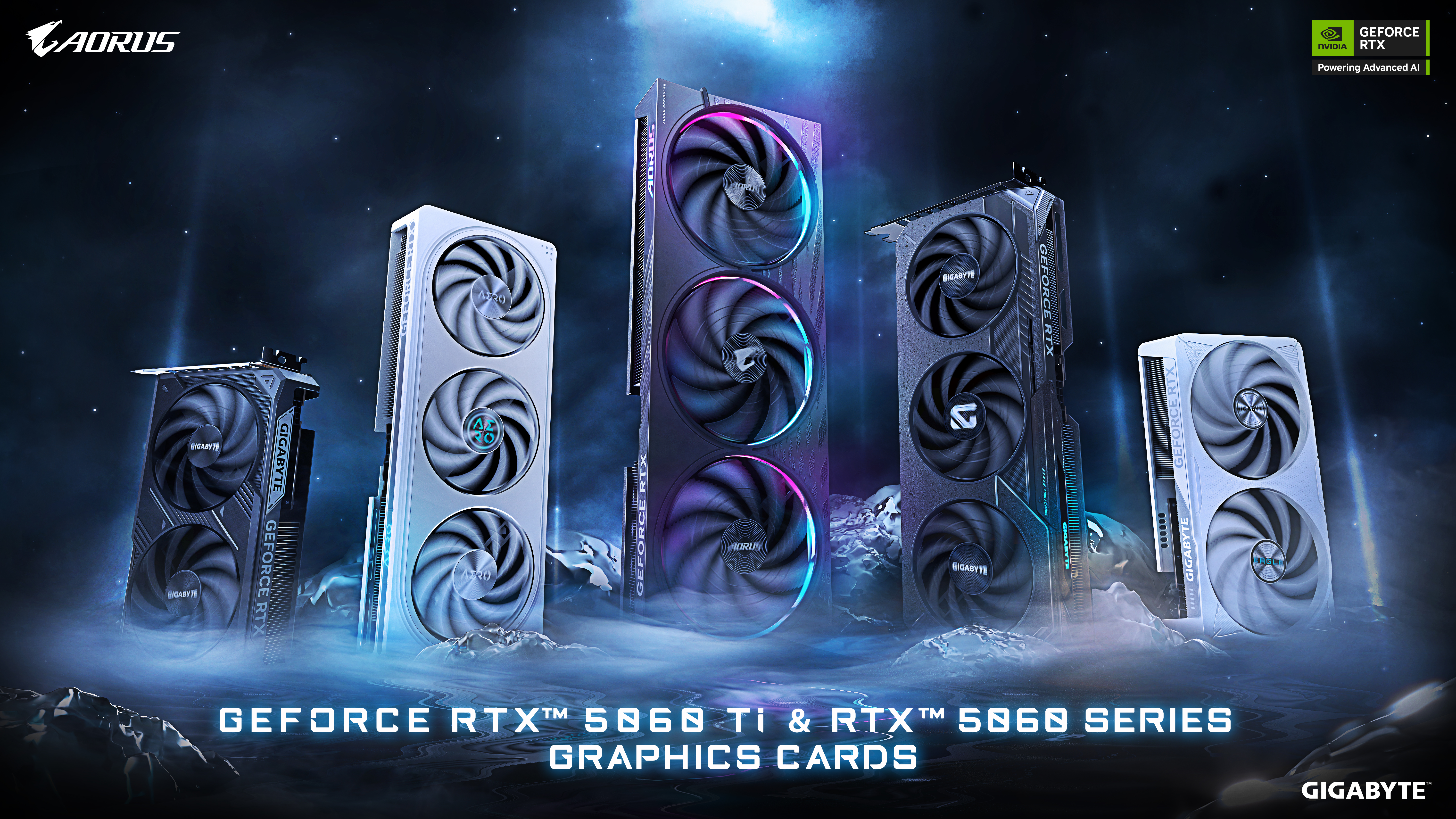 GIGABYTE presenta le nuove RTX 5060 Ti e RTX 5060: potenza Blackwell per tutti