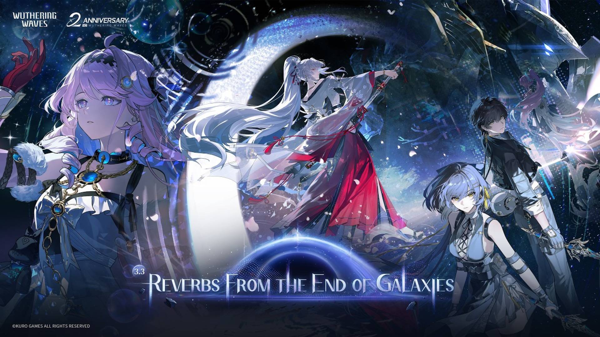 Wuthering Waves festeggia 2 anni con la Versione 3.3: nuovi personaggi, ricompense gratis e collab sorprendenti