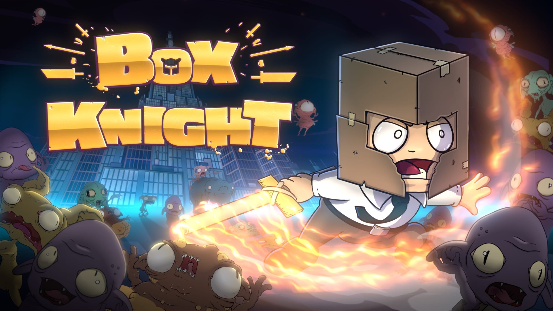 Box Knight Recensione PC: l'ufficio diventa un roguelite