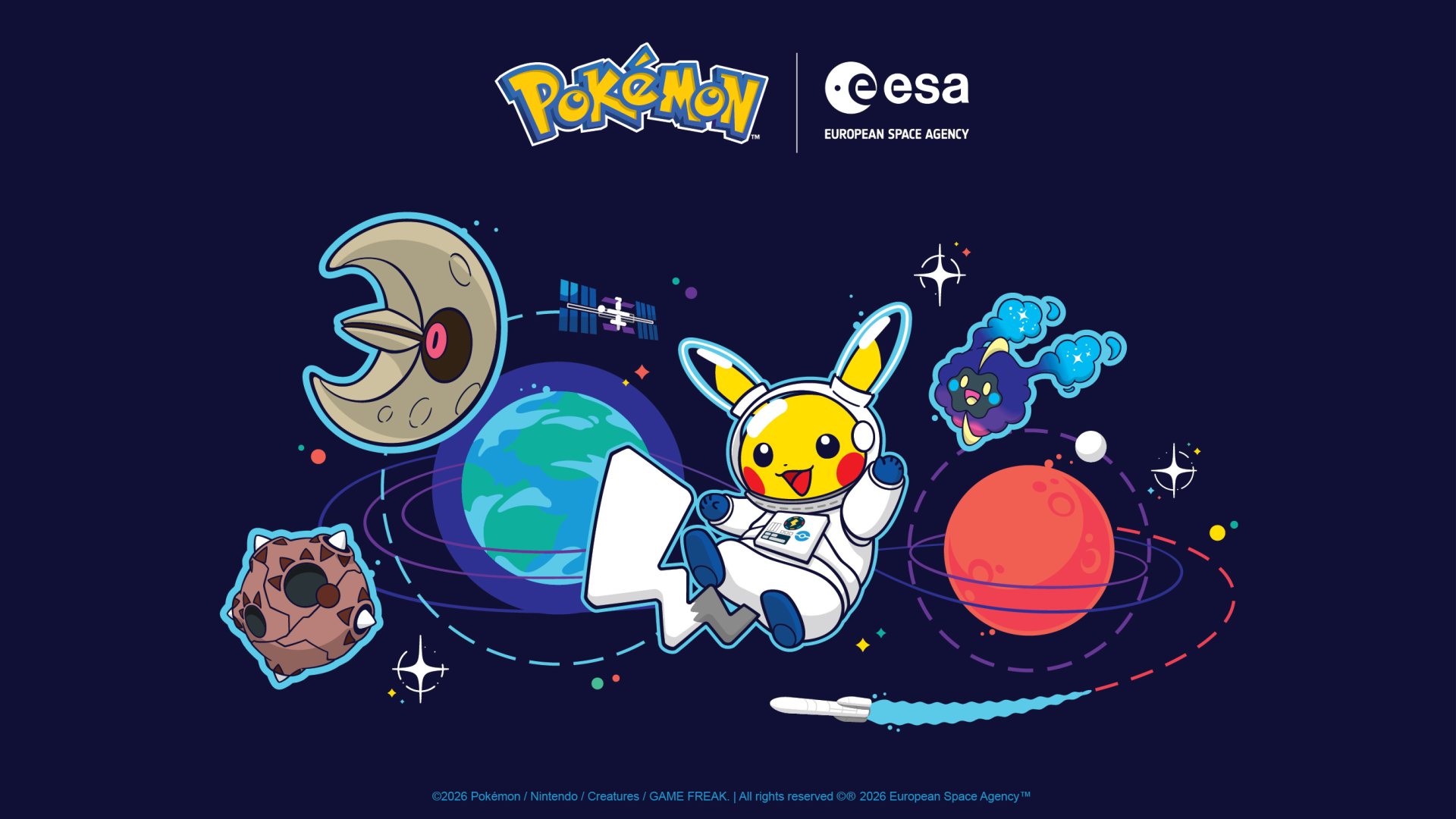 Pokémon ed ESA insieme per celebrare lo spazio: Pikachu è già stato sulla Stazione Spaziale Internazionale